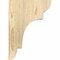 Ekena Millwork New Brighton Rough Sawn Corbel, Douglas Fir, 6"W x 10"D x 14"H COR06X10X14NEB00RDF - alternate 4